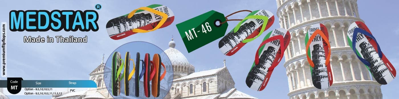 Italy Pendente Di Pisa Flip-Flops