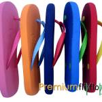Tongs classiques en caoutchouc naturel avec logo Picnic bleu profond en relief - Vert relaxant – Image 6