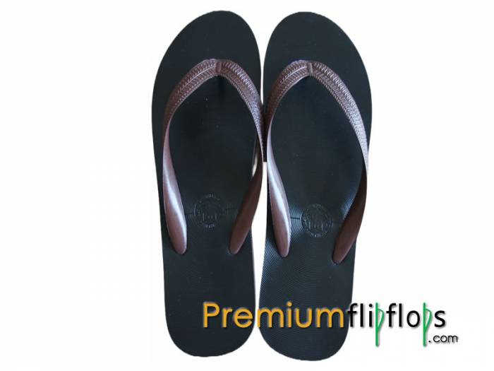 Luxurious Ethical Slippers Hup Black Top 05