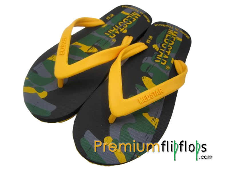 Men Army Khakis Flip Flops
