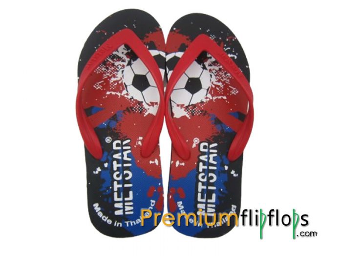 Men Football Championship Print Slippers