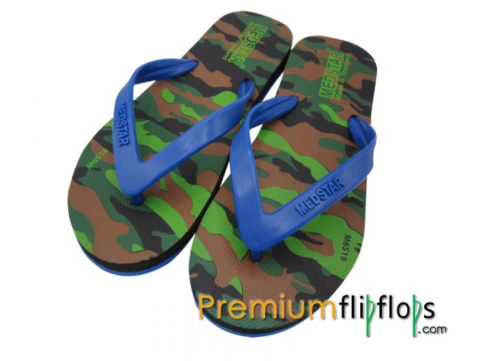 Tongs Medstar Mt-18 En Caoutchouc Naturel Et Eva Imprimées Real Combat