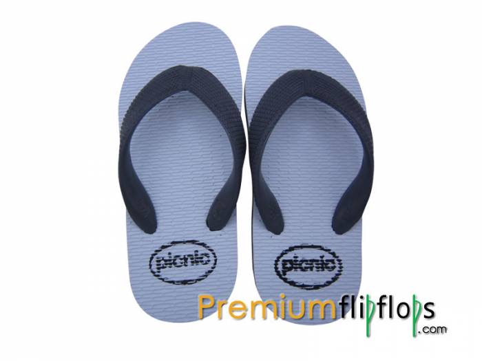 Rubber Lily White Flip Flops