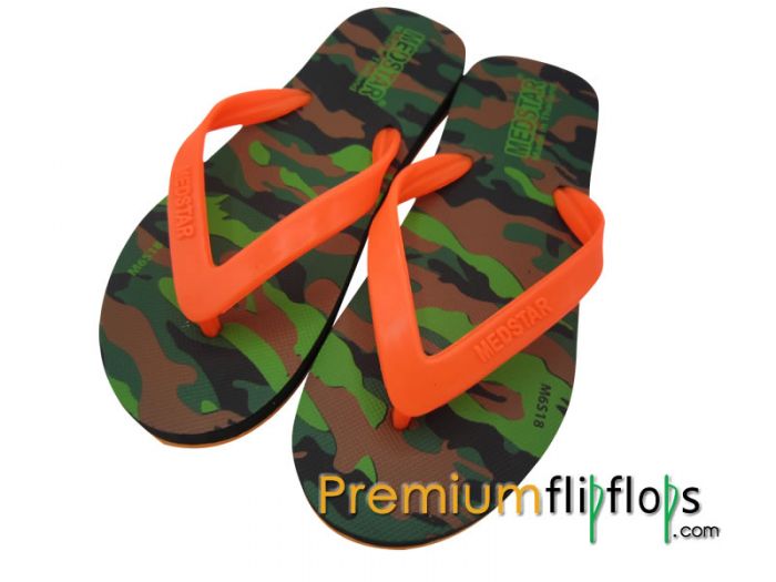Unisex Combat Print Flip Flops